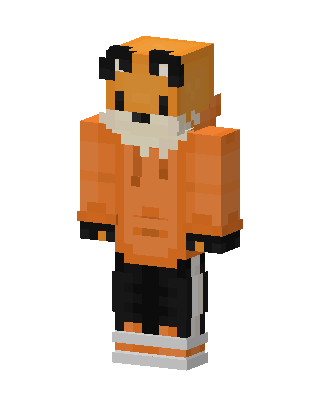 Fox Hoodie Minecraft skin