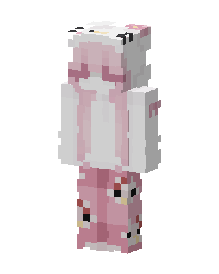 Hello Kitty Hoodie Minecraft cat girl skin