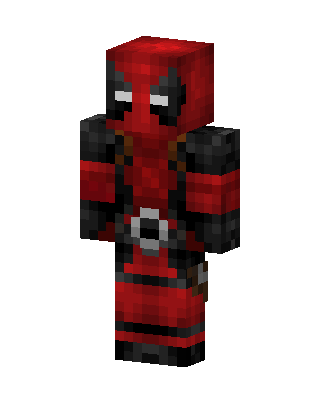 Red Fighter Boy skin, 3D preview