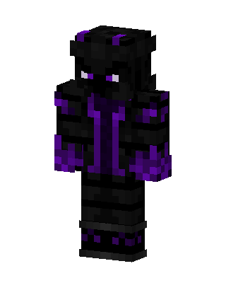Black Villain Boy skin, 3D preview