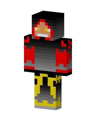 Red Hooded Rogue skin, 3D preview
