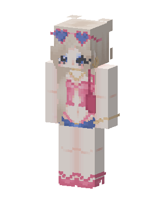 White Dress Girl Minecraft skin