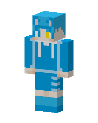 Blue Hoodie Kid Minecraft skin