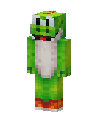 Yoshi skin, 3D preview