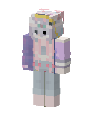 Pastel Bunny skin, 3D preview
