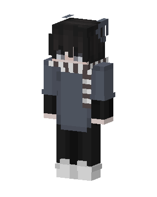 Black Gamer Minecraft goth skin