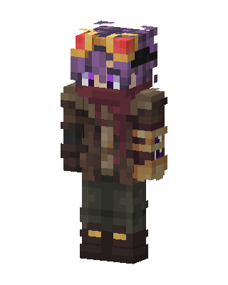 Steampunk Enderman skin, 3D preview
