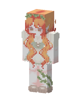 Flower Maiden skin, 3D preview