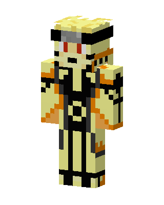 Naruto Baryon Mode Minecraft YouTuber skin