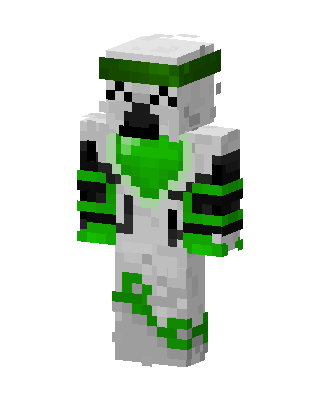 Green Clone Trooper skin, 3D preview