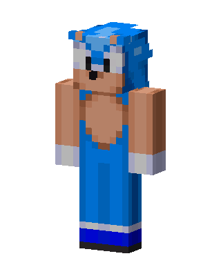 Sonic Minecraft skin