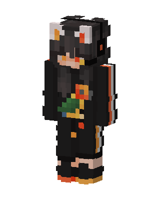 Shadow Cat Hoodie Minecraft skin
