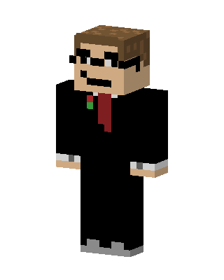 Suited Businessman skin, 3D preview