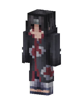 Itachi Uchiha skin, 3D preview