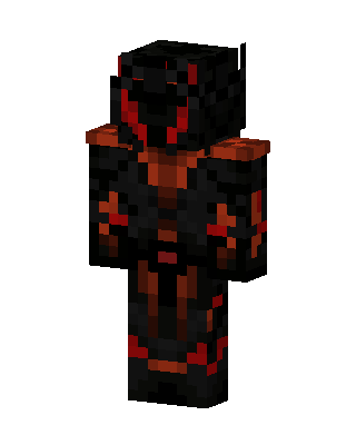 Magma Knight skin, 3D preview