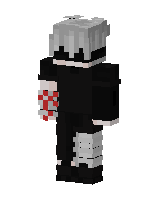 Black Player Boy skin, 3D preview