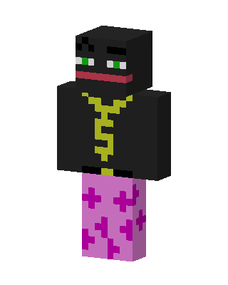 Black Mob skin, 3D preview