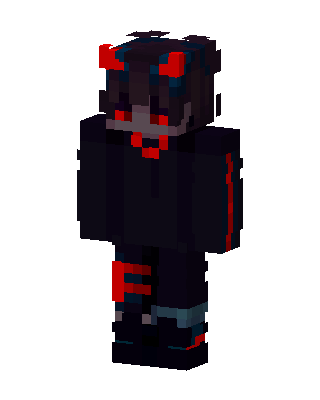 Crimson Imp skin, 3D preview