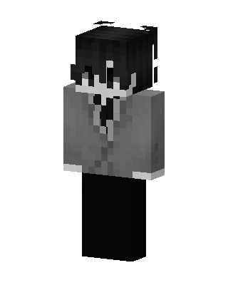 Monochrome Boy skin, 3D preview