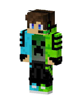 Green Creeper Boy Minecraft skin
