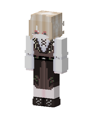 Gothic Maid Minecraft cute skin