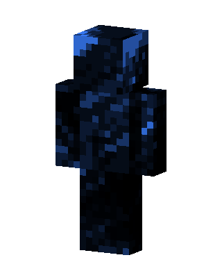 Black Mob Boy skin, 3D preview