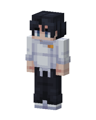 Casual Dark Hair Minecraft skin