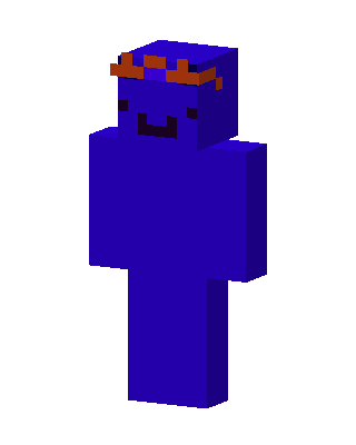 Blue Mob Boy skin, 3D preview