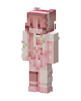 Strawberry Milk skin, 3D preview