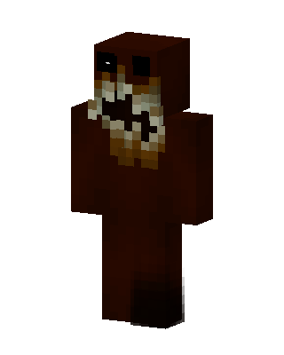 Nightmare Foxy Minecraft skin