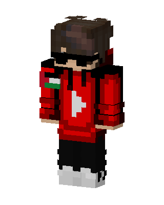 Red Play Hoodie Minecraft skin