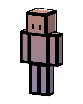 Blank Block skin, 3D preview