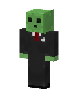 Slime In Suit skin, 3D preview