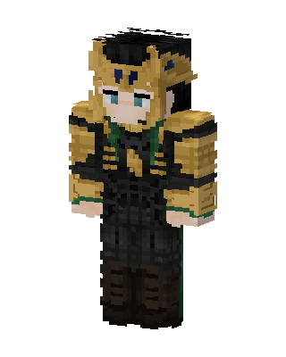 Loki skin, 3D preview