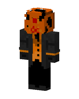 Pumpkin Mask Gentleman Minecraft skin