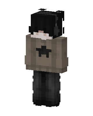 Bat Sweater Boy skin, 3D preview