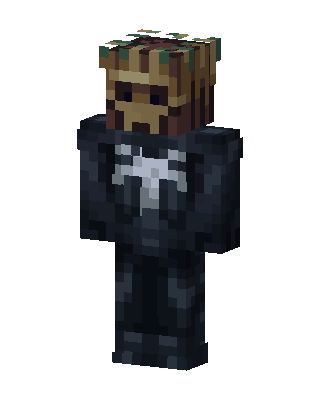 Venom Groot skin, 3D preview