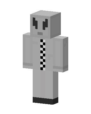 Gray Alien skin, 3D preview