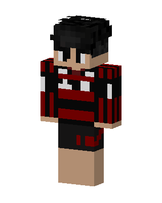 Black Player Boy skin, 3D preview