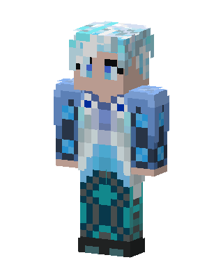 Frost Mage Minecraft blue skin