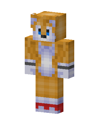 Tails skin, 3D preview