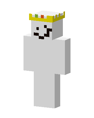 White Royal Minecraft white skin