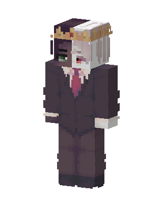 Brown King Minecraft skin