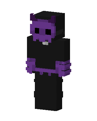 Purple Imp skin, 3D preview