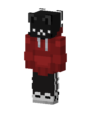 Red Hoodie Minecraft skin