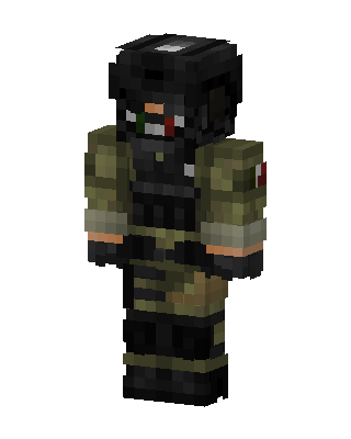 Tactical Operator skin, 3D preview