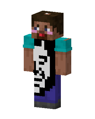 Skeleton Apron Steve Minecraft skin