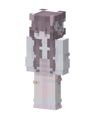 Pastel Bear Girl skin, 3D preview
