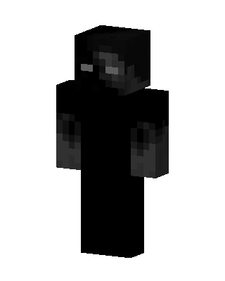 Black Villain Boy skin, 3D preview