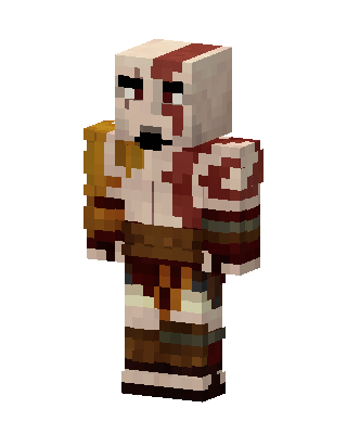 Kratos skin, 3D preview
